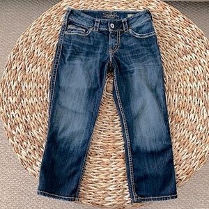 Silver Suki Surplus Capri